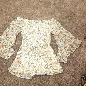 womens floral romper